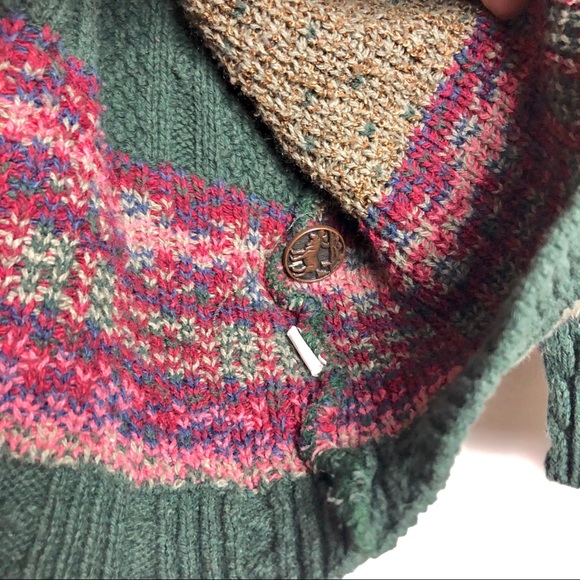 ❗️SOLD❗️Vintage Green Button Up Cardigan - Picture 5 of 8